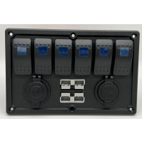 Switch Panel - Rocker Switch with 6 Panels SPST-ON-OFF - PN-2126 - ASM